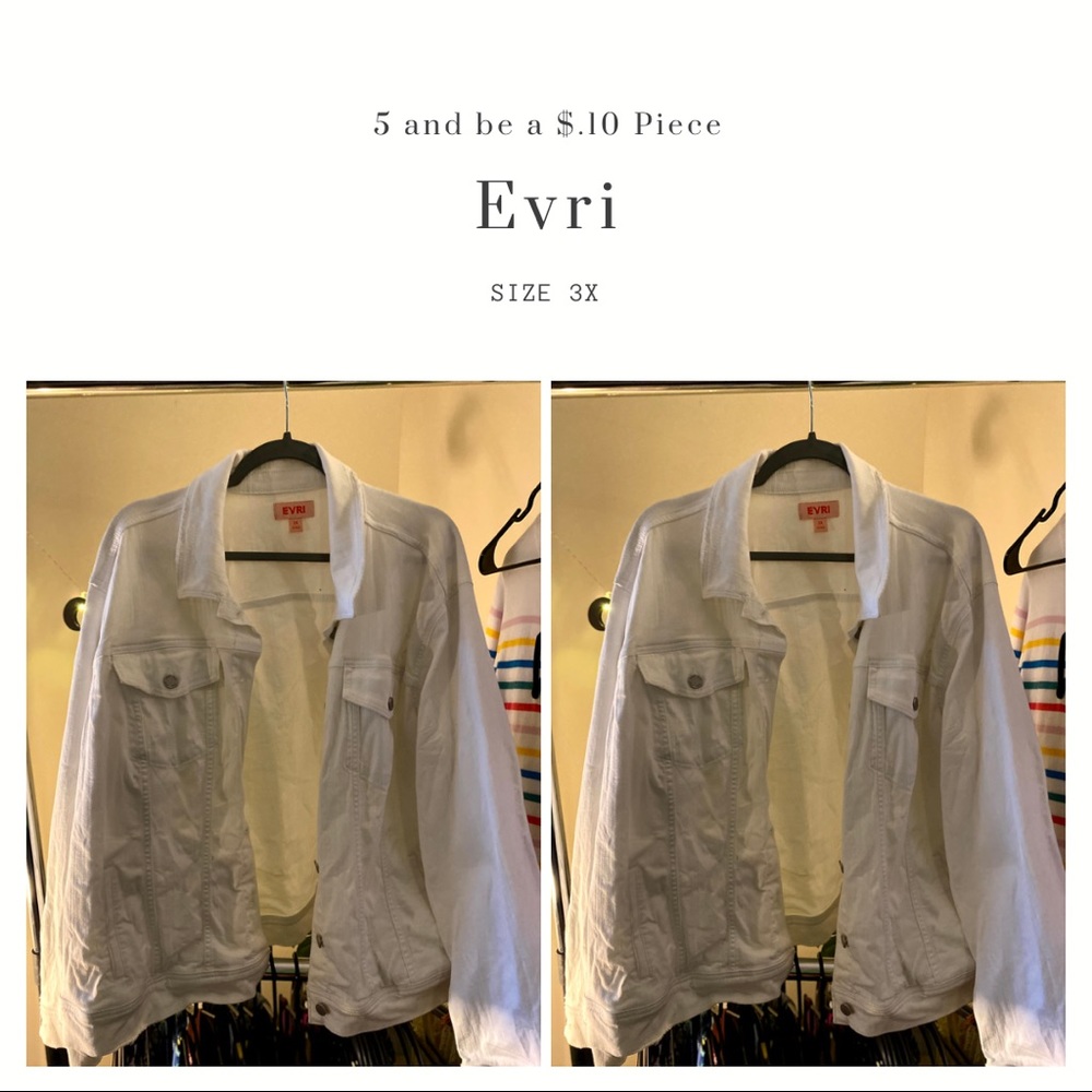 Ervi | White Denim Jacket
